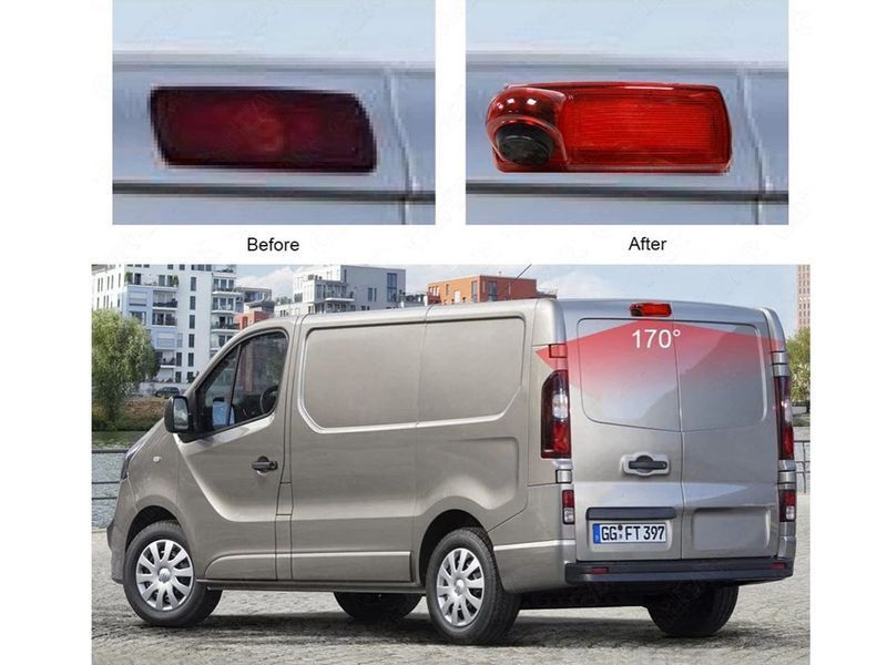 Камера заднього виду FORS.auto F-HD-SL813CL для Opel Vivaro/Renault Trafic (CVBS, Без стоп-сигналів) 2014 F-HD-SL813CL фото