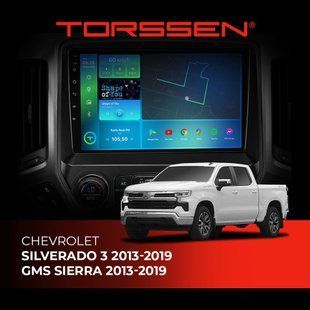 Штатна магнітола Torssen Chevrolet Silverado 3 13-19 GMC Sierra 13-19 NF9 Carplay 202305354 фото