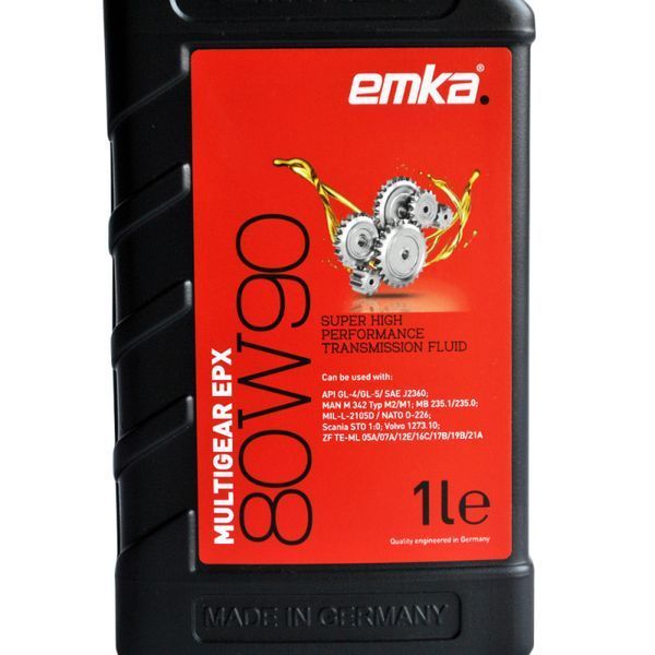 Трансмісійна олива EMKA MULTIGEAR EPX 80W-90 1L 1022508 фото