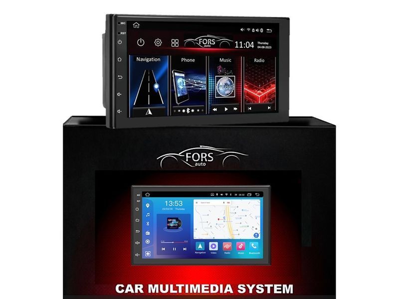 Магнітола FORS.auto Universal 1DIN 2 PRO (7&quot\;, 2+32Gb, CarPlay) 2 PRO-7 фото