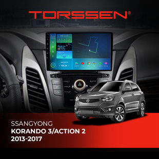 Штатна магнітола Torssen SsangYong Korando 3/Action 2 13-17 F9432 4G Carplay DSP 202304081 фото
