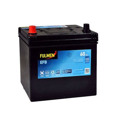 Автомобільний акумулятор FULMEN Start-Stop EFB Asia 60Ah 520A L+ (лівий +) 564958886051 фото