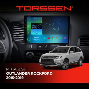 Штатна магнітола Torssen Mitsubishi Outlander Rockford 15-19 FL10 4+64Gb 4G Carplay DSP 202306444 фото