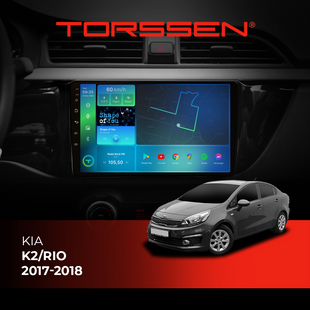 Штатна магнітола Torssen Kia K2/Rio 17-18 FL9 4+64Gb 4G Carplay DSP 202306339 фото