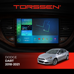 Штатна магнітола Torssen Dodge Dart 2018-2021 F98256 4G Carplay DSP 202307372 фото