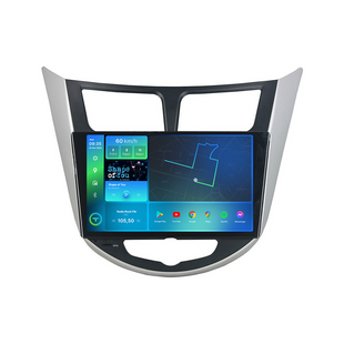 Штатна магнітола Torssen 2K DTS Hyundai Accent 2011-2018 silver+black F9432 4G Carplay DSP 202308213 фото