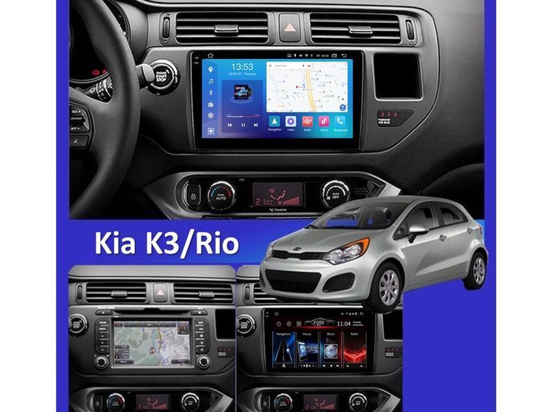 Штатна магнітола FORS.auto FS 6 MAX для Kia K3/Rio (6+128Gb, 9&quot\;) 2011-2016 FS-6113 фото