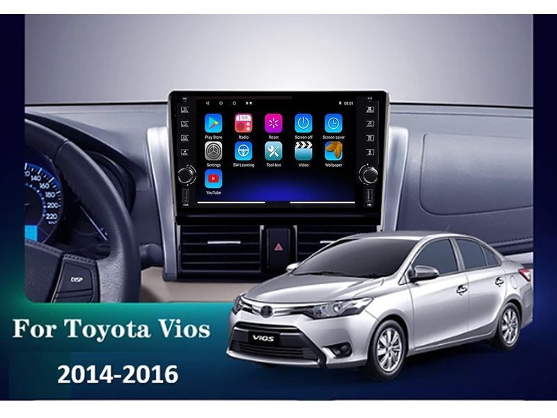 Штатна магнітола FORS.auto K150 для Toyota Vios (2+32Gb, 9&quot\;) 2014-2016 2137-K150 фото