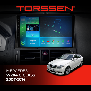 Штатна магнітола Torssen Mercedes W204 C-class 07-14 NF9 Carplay 202270787 фото