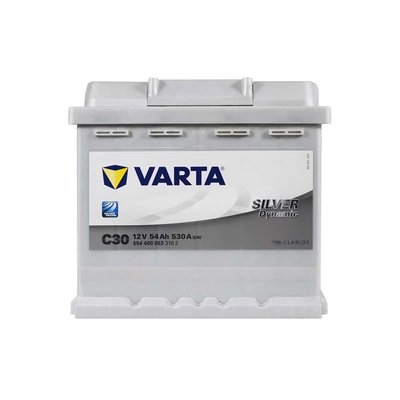 Автомобільний акумулятор VARTA Silver Dynamic 54Ah 530А R+ (правий +) C30 564958891397 фото