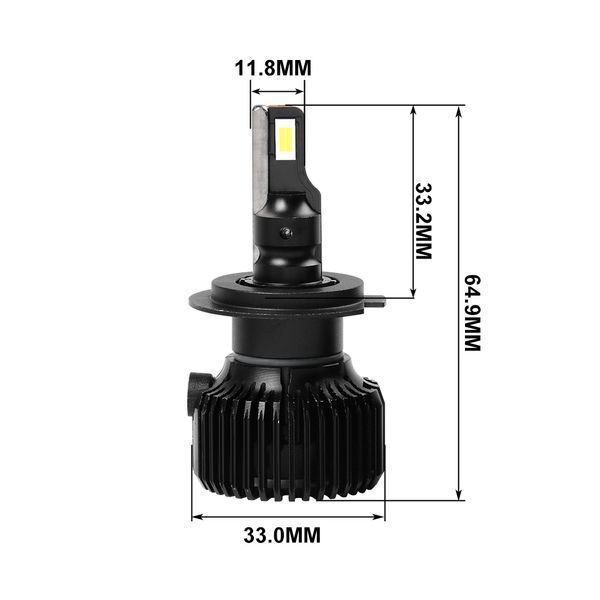 Автомобільні LED лампи H7 Carlamp Smart Vision Gen 2 Led автолампи 8000 Lm 6500 K (SMGH7) 115146 фото