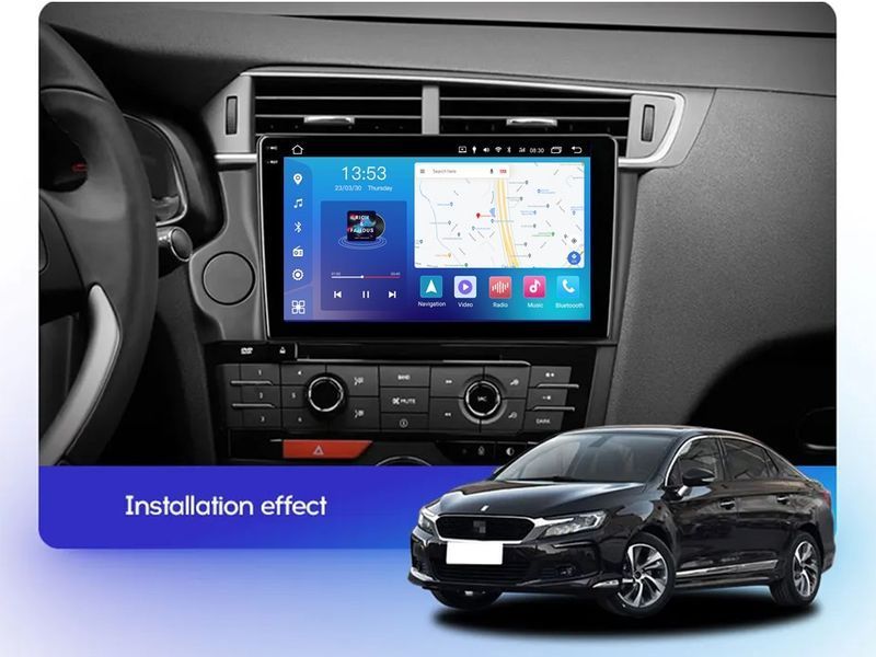 Штатна магнітола FORS.auto FS 6 MAX для Citroen DS 6 (6+128Gb, 9&quot\;) 2014-2018 FS-6355 фото