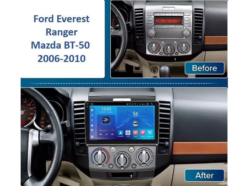 Штатна магнітола FORS.auto FS 2 ULTRA для Ford Everest/Ranger/Mazda BT-50 (2+32Gb, 9&quot\;) 2006-2010 FS-0225 фото