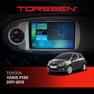 Штатна магнітола Torssen 2K DTS Toyota Yaris (P130) (2011-2013) F9432 4G Carplay DSP 202308590 фото