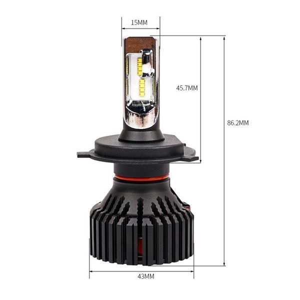 Автомобільні LED лампи H4 Carlamp Smart Vision Led автолампи 8000 Lm 6500 K (SM4) 115213 фото