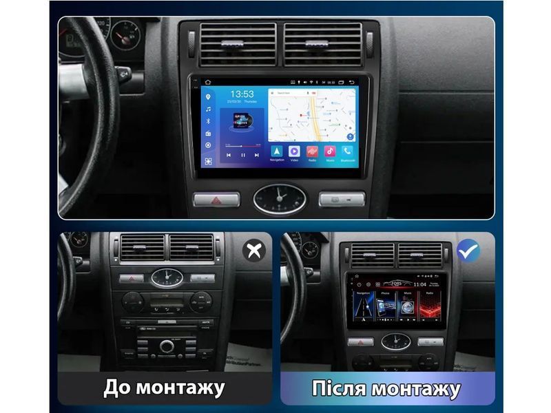 Штатна магнітола FORS.auto FS 4 MAX для Ford Mondeo (4+32Gb, 9&quot\;) 2004-2007 FS-5509 фото