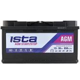 Автомобільний акумулятор ISTA AGM 95Ah 850A R+ (L5) 365514 фото