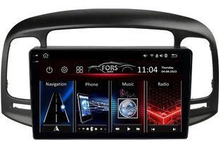 Штатна магнітола FORS.auto FS 4 MAX Qled для Hyundai Accent 2009-2012/Verna (4+32Gb, 9&quot\;, black) 2008-2011 FS-8332 фото