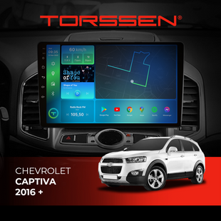 Штатна магнітола Torssen Chevrolet Captiva 16+ FL10 4+64Gb 4G Carplay DSP 202306113 фото
