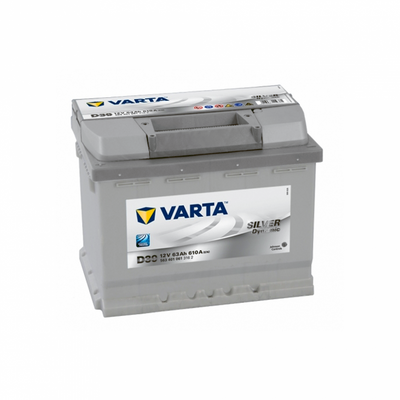 Автомобільний акумулятор VARTA Silver Dynamic 63Ah 610A L+ (лівий +) D39 564958891394 фото