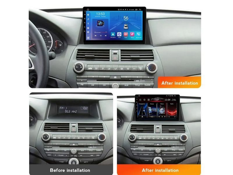 Штатна магнітола FORS.auto FS 1 LITE для Honda Accord 8 (1+32Gb, 10&quot\;) 2008-2012 FS-1006 фото