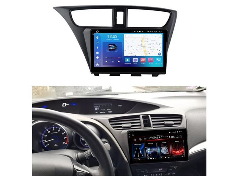 Штатна магнітола FORS.auto FS 6 MAX для Honda Civic (6+128Gb, 9&quot\;) 2012-2017 FS-6229 фото