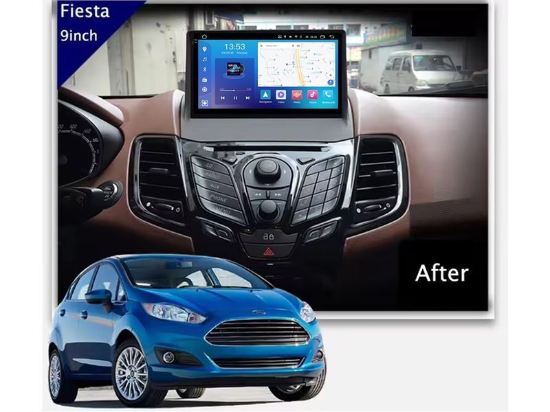 Штатна магнітола FORS.auto FS 6 MAX для Ford Fiesta (6+128Gb, 9&quot\;) 2009-2014 FS-6025 фото