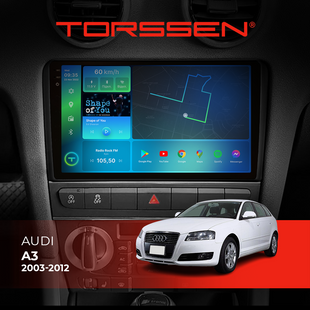 Штатна магнітола Torssen 2K DTS Audi A3 03-12 F9432 4G Carplay DSP 202308063 фото