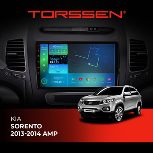Штатна магнітола Torssen Kia Sorento 2013-2014 amp F96128 4G Carplay 202271269 фото