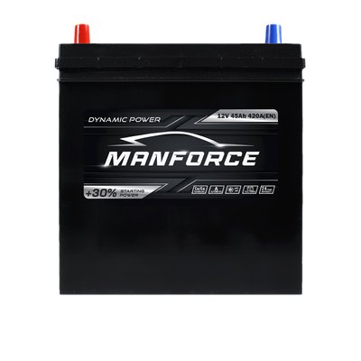 Автомобільний акумулятор MANFORСE Asia smf (NS40) 45Ah 420A L+ т. к. 566125885133 фото