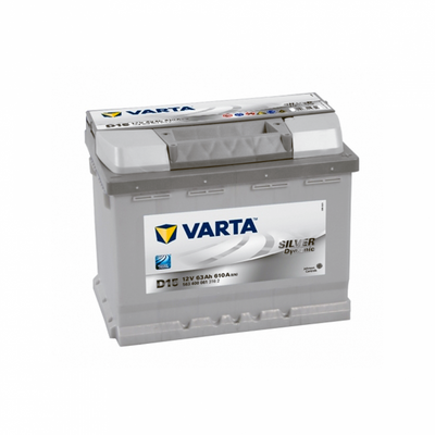 Автомобільний акумулятор VARTA Silver Dynamic 63Ah 610A R+ (правий +) D15 564958891395 фото