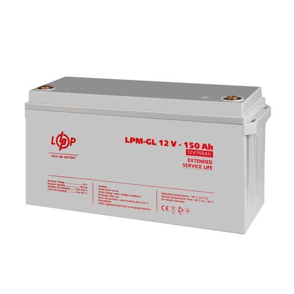 Акумулятор гелевий LPM-GL 12V - 150 Ah 1022495 фото