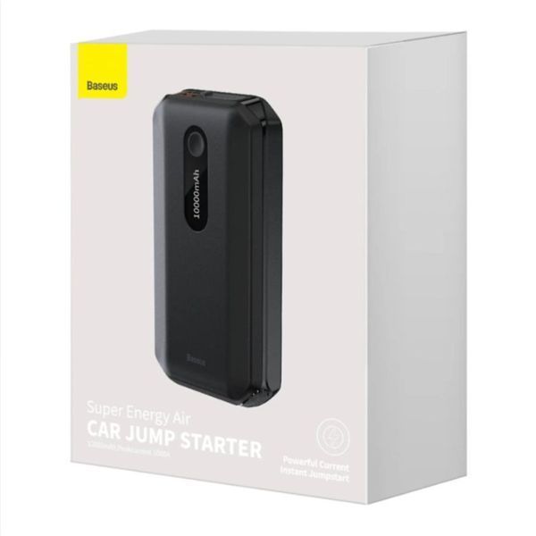 Імпульсний пусковий пристрій Baseus Jump Starter 12В 1000А для зарядки акумуляторних батарей 10Аг (CGNL020101) 12711 фото