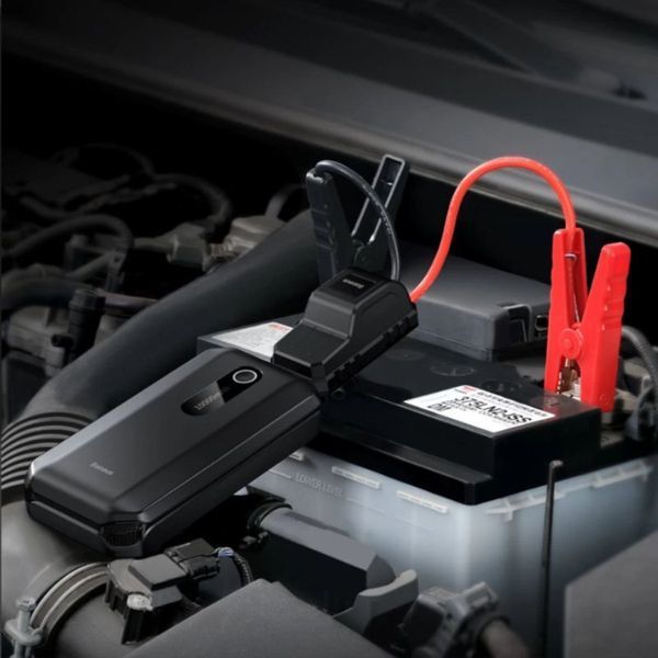 Імпульсний пусковий пристрій Baseus Jump Starter 12В 1000А для зарядки акумуляторних батарей 10Аг (CGNL020101) 12711 фото