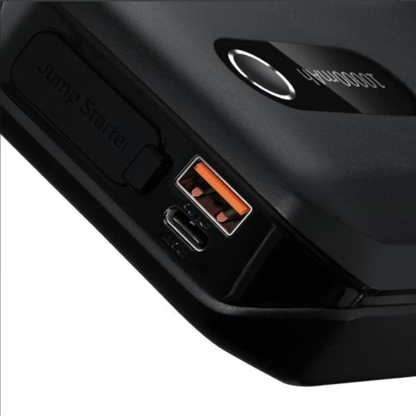 Імпульсний пусковий пристрій Baseus Jump Starter 12В 1000А для зарядки акумуляторних батарей 10Аг (CGNL020101) 12711 фото