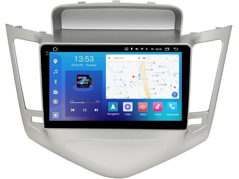 Штатна магнітола FORS.auto FS 4 PRO для Chevrolet Cruze (4+64Gb, 9&quot\;, Silver) 2008-2011 FS-4462 фото
