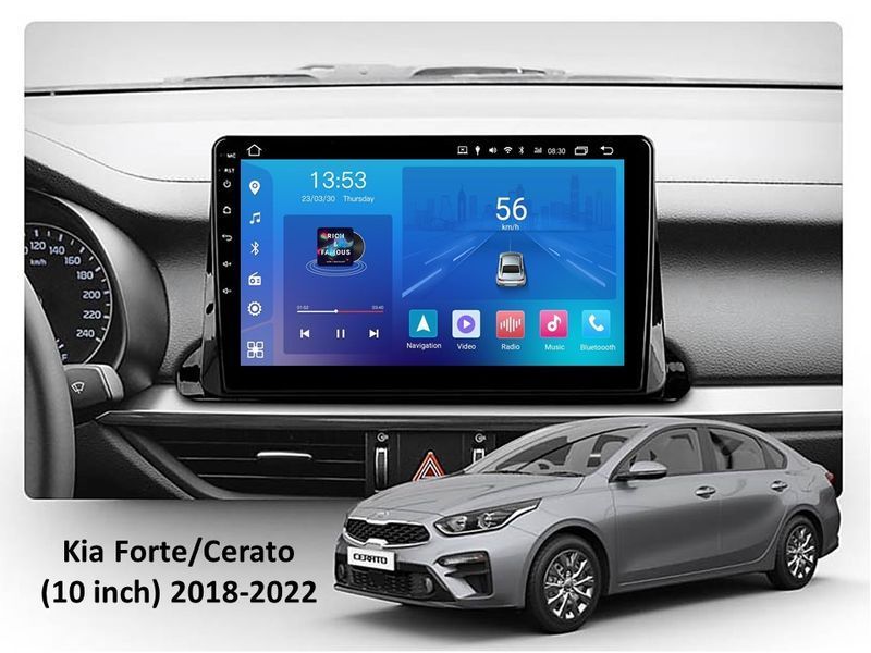 Штатна магнітола FORS.auto FS 1 LITE для Kia Forte/Cerato (1+32Gb, 10&quot\;) 2018-2022 FS-1230 фото