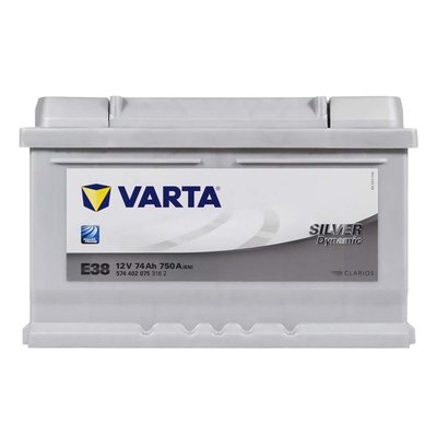 Автомобільний акумулятор VARTA Silver Dynamic 74Ah 750А R+ (правий +) E38 564958891391 фото