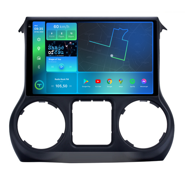 Штатна магнітола Torssen 2K Jeep Wrangler 11-14 FL9 4+64Gb 4G Carplay DSP 202305742 фото
