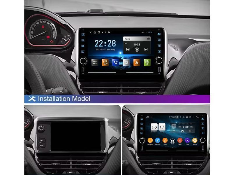 Штатна магнітола FORS.auto K150 для Peugeot 2008 (2+32Gb, 9&quot\;) 2013-2019 3116-K150 фото