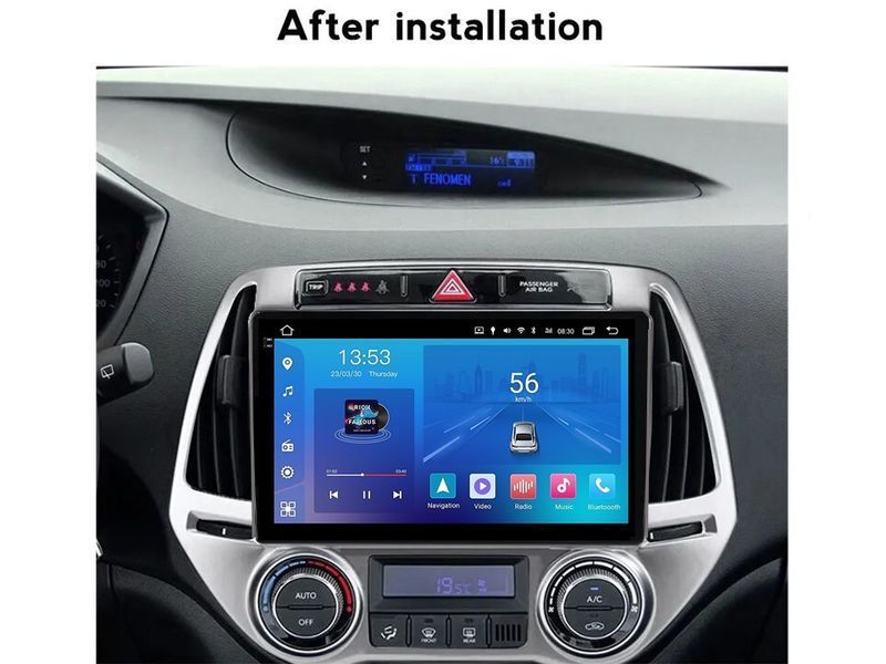 Штатна магнітола FORS.auto FS 2 ULTRA для Hyundai I20 (2+32Gb, 9&quot\;, Auto AC) 2012-2014 FS-1700 фото