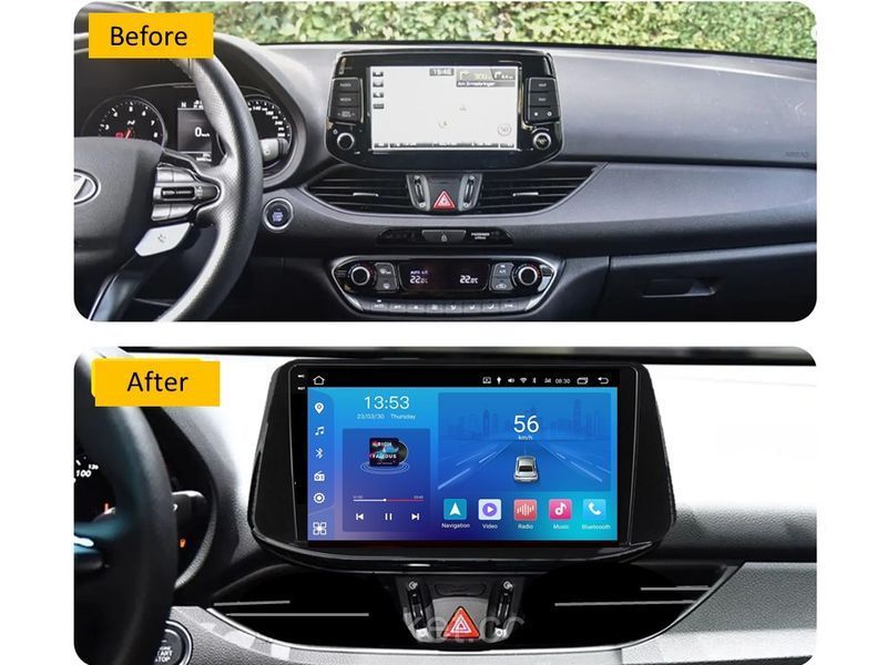 Штатна магнітола FORS.auto FS 2 ULTRA для Hyundai i30 (2+32Gb, 9&quot\;) 2017-2019 FS-1592 фото