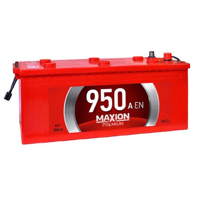 Автомобильный аккумулятор MAXION Premium 155Аh 950A L+ (левый +) 564958888031 фото