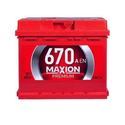 Автомобільний акумулятор MAXION Premium 65 Аh 670A R+ (правий +) TR L2 564958892451 фото