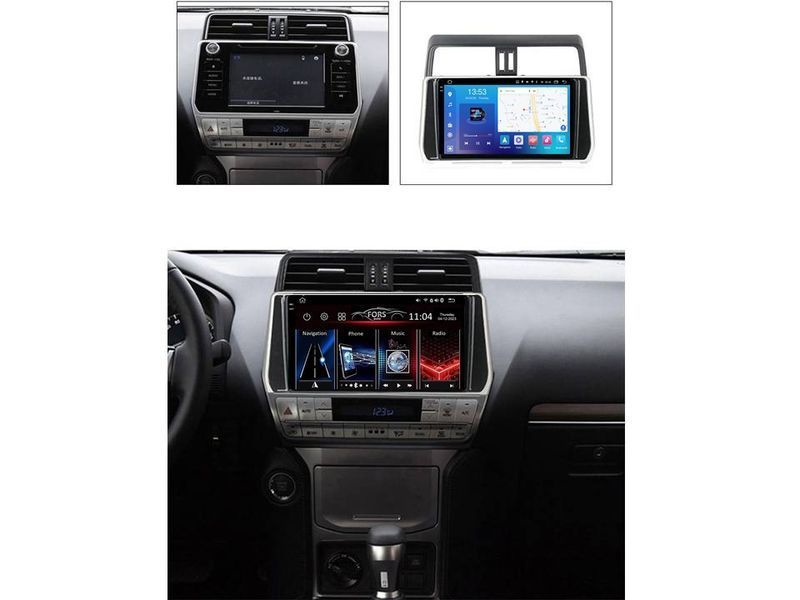 Штатна магнітола FORS.auto FS 6 MAX для Toyota Prado (6+128Gb, 10&quot\;) 2017-2020 FS-6034 фото
