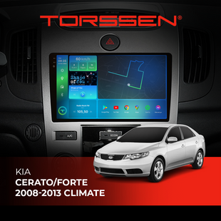 Штатна магнітола Torssen 2K DTS Kia Cerato/Forte 08-13 F9432 4G Carplay DSP climate 202308299 фото