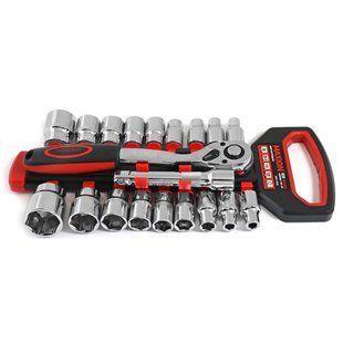 Набір головок з тріскачкою 1/2&rdquo;, 20 одиниці, Cr-V, MAXION MXTL- PH20, (8-30мм) 13150 фото