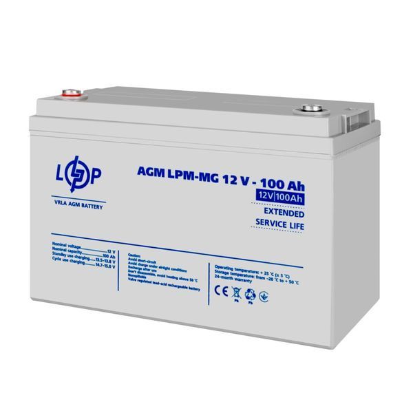 Акумулятор мультигелевий LPM-MG 12V - 100 Ah 1022497 фото