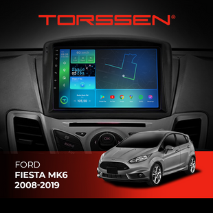 Штатна магнітола Torssen Ford Fiesta MK6 08-19 F9432 4G Carplay DSP 202304617 фото