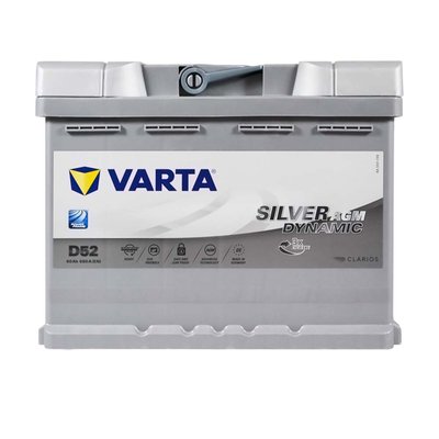 Автомобільний акумулятор VARTA Silver Dynamic AGM 60Ah 680А R+ (правий +) D52 564958891428 фото